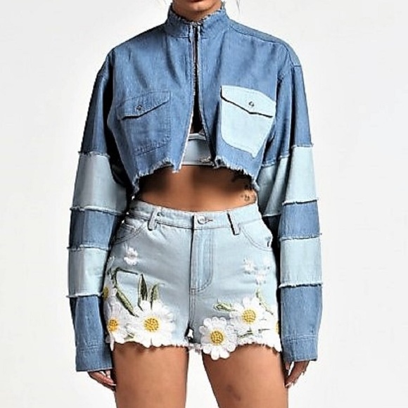 top with jeans jacket